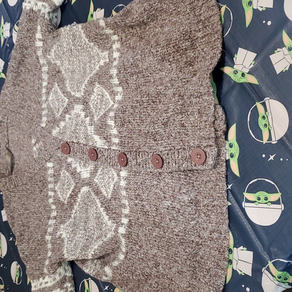 Women's button sweater